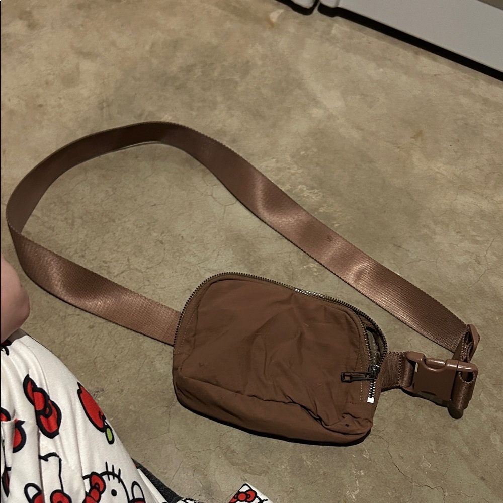 Casual Brown Belt Bag